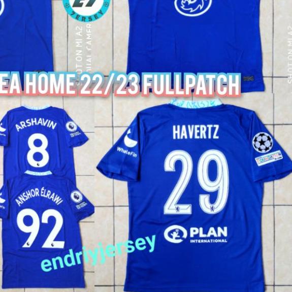 JERSEY CHELSEA HOME 2022 23 GRADE ORI (BISA SABLON NAMA NOMOR)