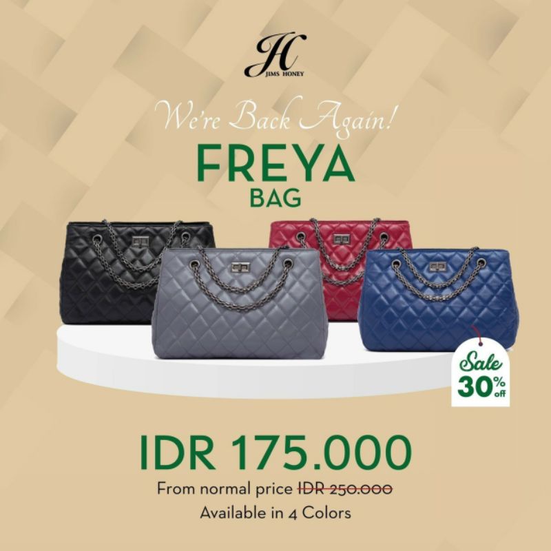 JIMS HONEY FREYA BAG / JIMSHONEY FREYA / JH FREYA BAG ORIGINAL TAS WANITA CLASSY