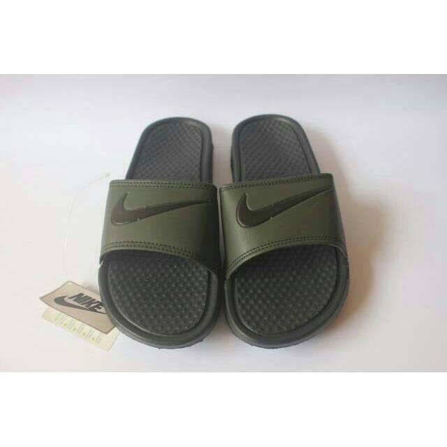 olive green nike sandals