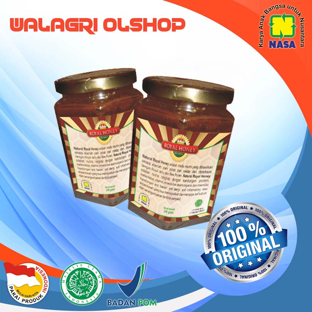 

Natural Royal Honey Original Asli PT. Natural Nusantara (NASA) - Madu Murni Suplemen Kesehatan