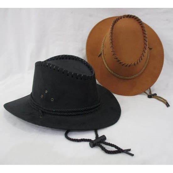 Topi Cowboy Koboy Koboi Amerika Laken TALI Medium/Topi Zorro