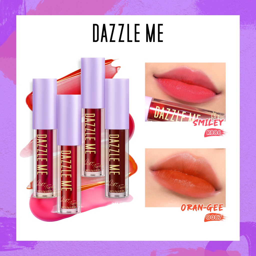 DAZZLE ME Ink-Licious Lip Tint / Mattedorable Long Lasting Liptint Hyper Moisturizing Lip Stain