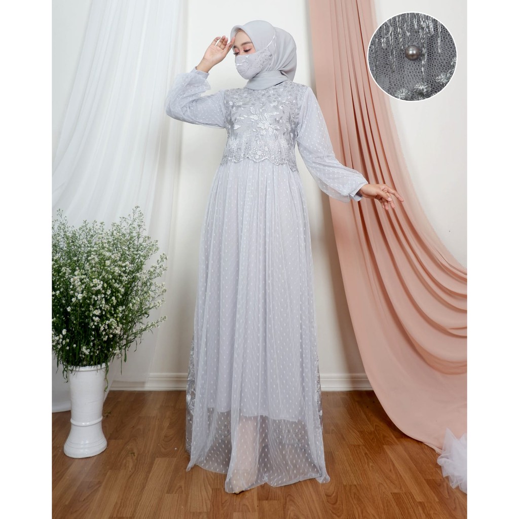 PROMO LONG GAMIS TULLE AMANDA / LONG GAMIS PESTA