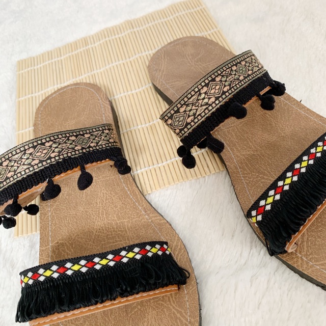 Boho simply sandal / sandal boho / sandal etnik / sanda bohemian / sandal wanita-3