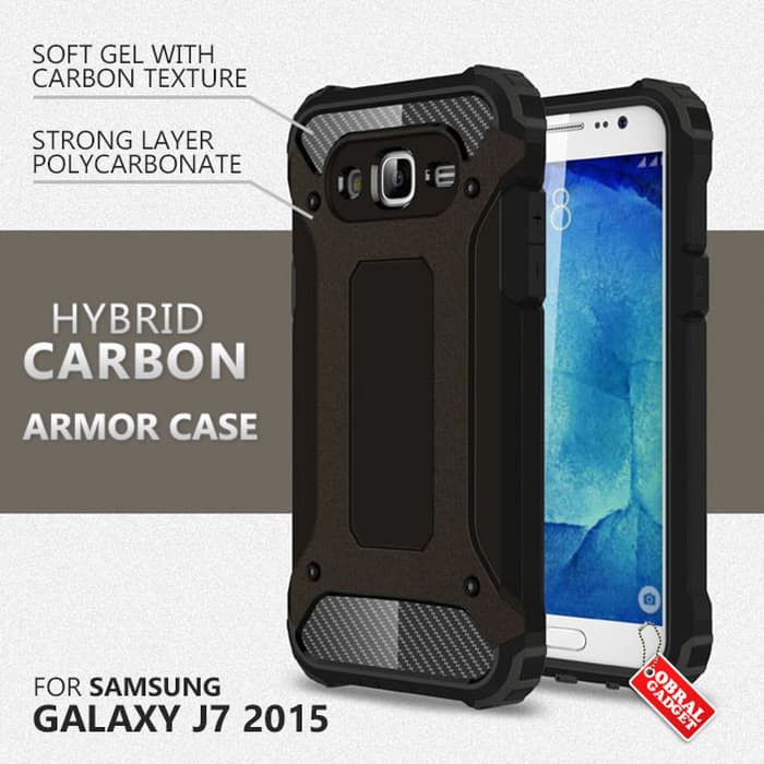 Samsung Galaxy J7 2015 Hybrid Shockproof Slim Armor Hard & Soft Case