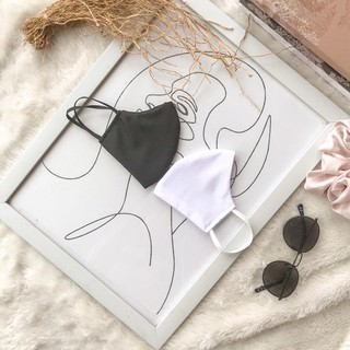 Download Masker Kain Tazethings Polos Earloop/Headloop | Shopee ...