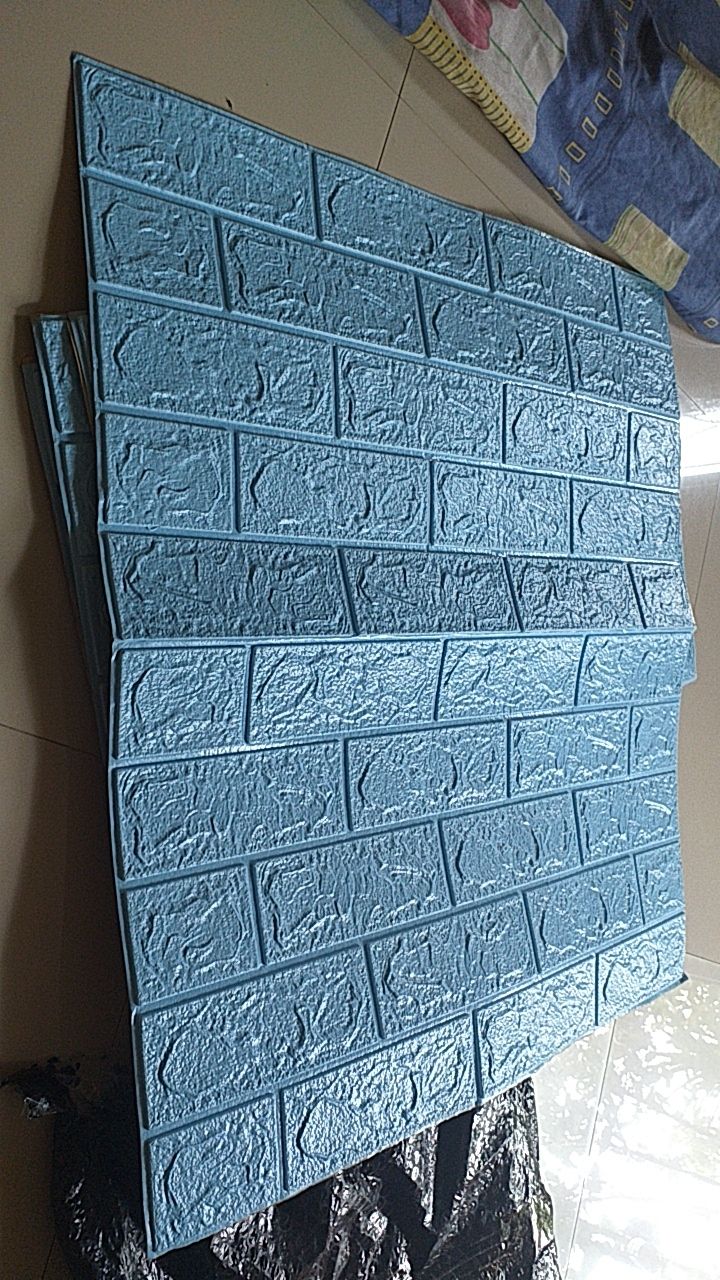 77 X 70cm Bukan Tipis 3d Wallpaper Foam Timbul Bata Brick Sticker White Brick