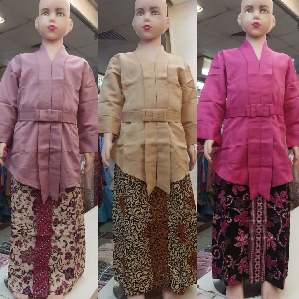 Stelan Kebaya Floy Anak Aneka Pilihan Warna