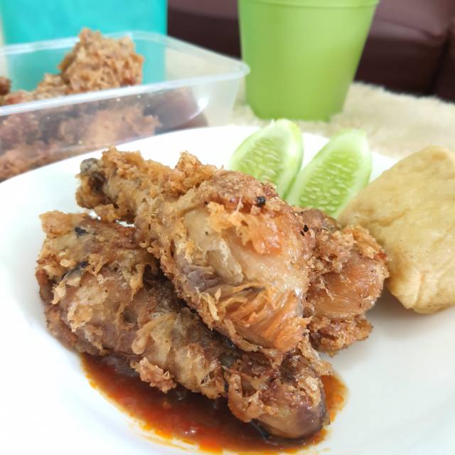 

Ayam Ungkep Presto Kremesan Sambal Bawang Grab Gojek Only