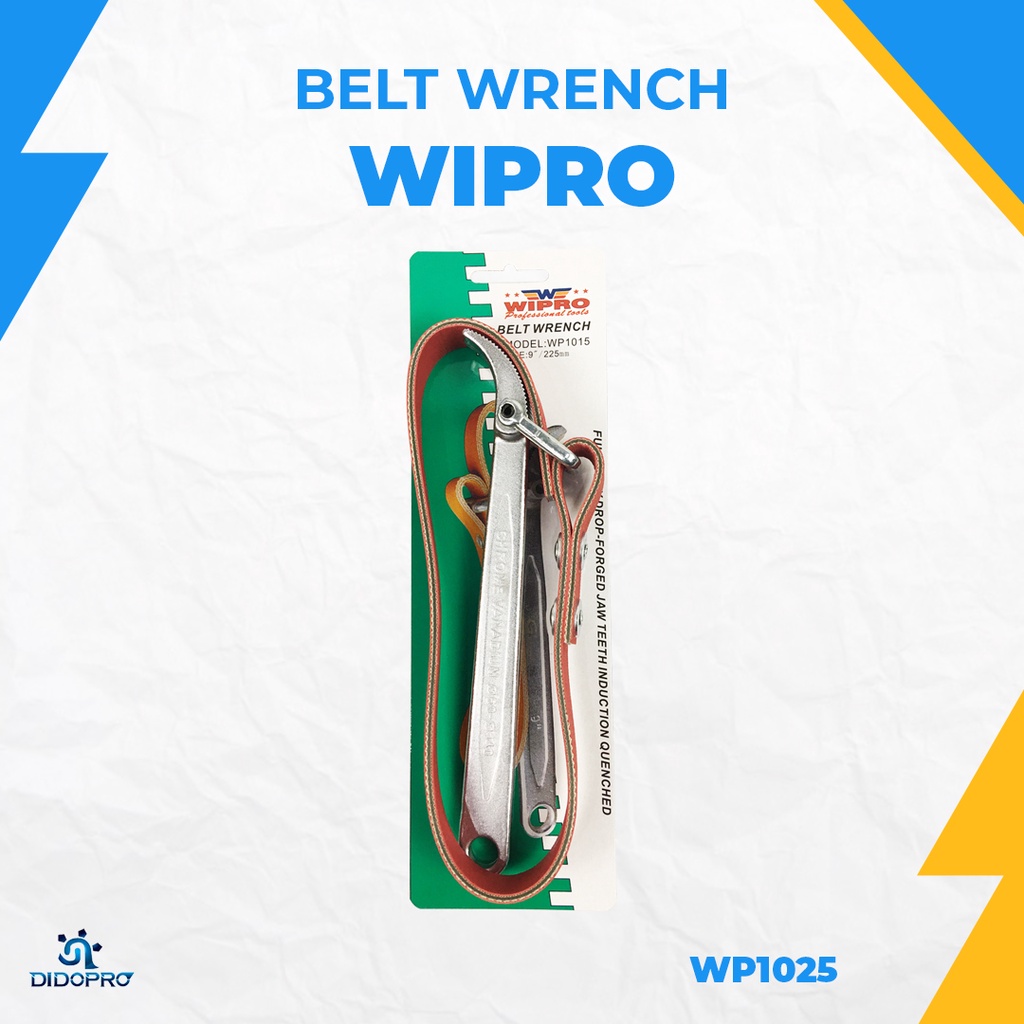 Wipro Kunci Oli Filter Sabuk / Oil Filter Wrench With Belt 9&quot;