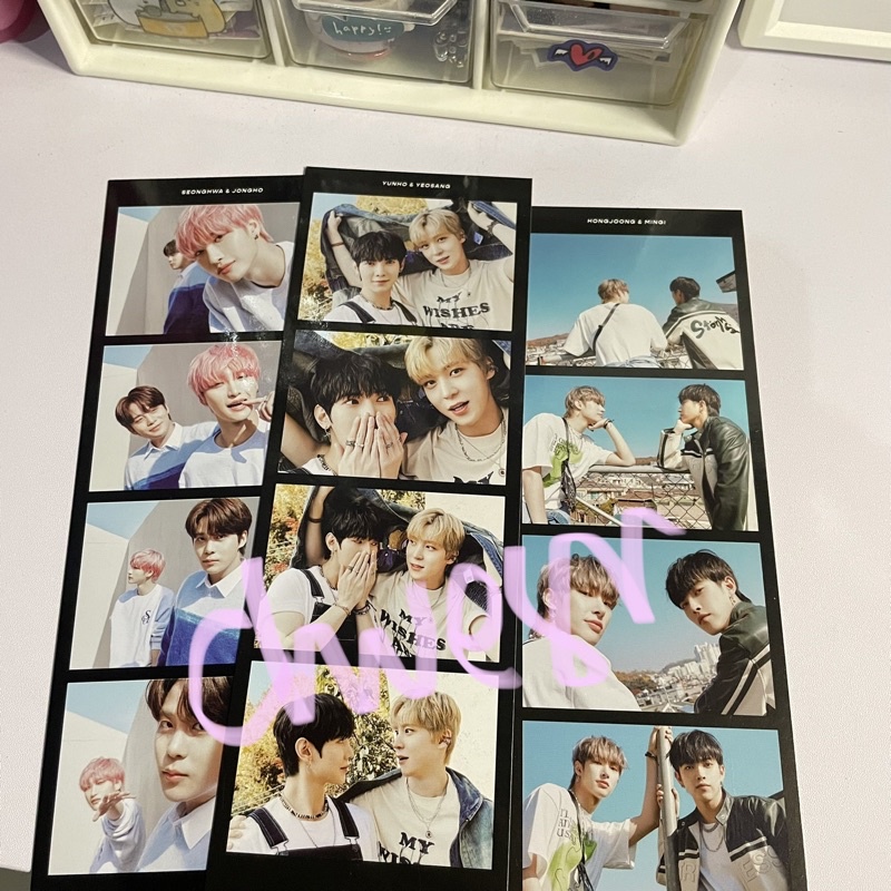 [ booked ] photo strip 3rd fankit ateez