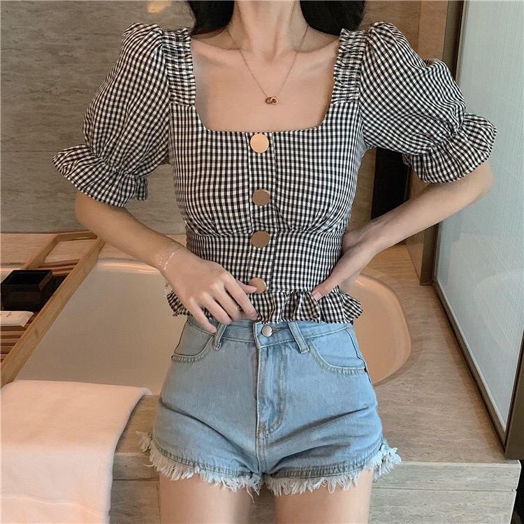 Luna Square Top Blouse