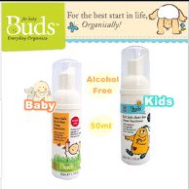baby organics foaming hand sanitizer