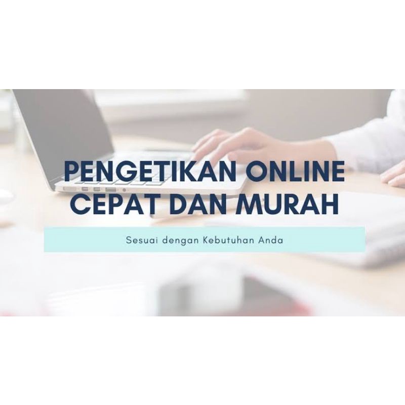 

Jasa Pengetikan online