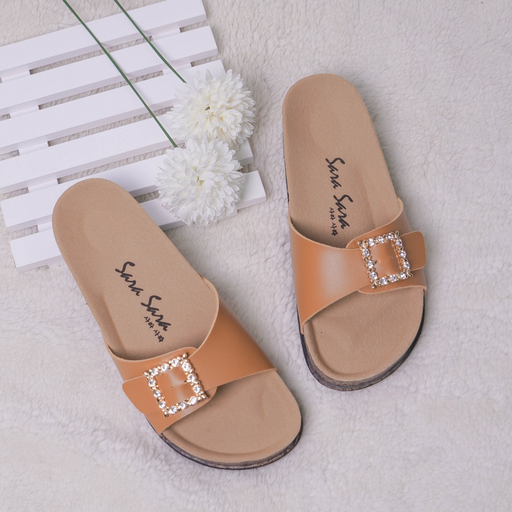 Sara Sara TIMMY Sandal Selop Wanita sandal gesper cewek terbaru