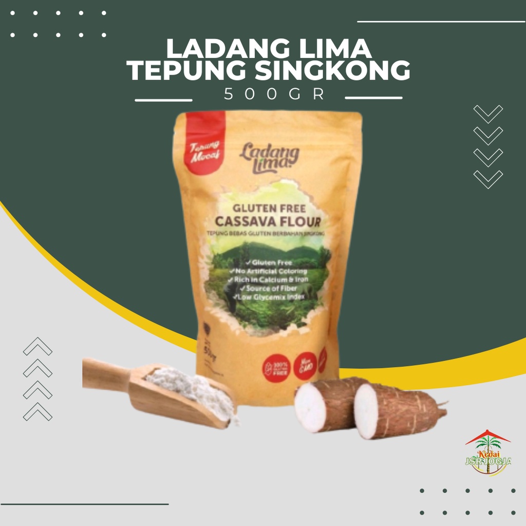 Ladang Lima Tepung Singkong / Tepung Mocaf / Cassava All Purpose Flour