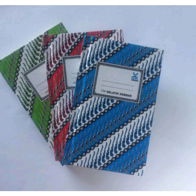 Buku Oktavo Hardcover A6 Batik 50 dan 100 lembar