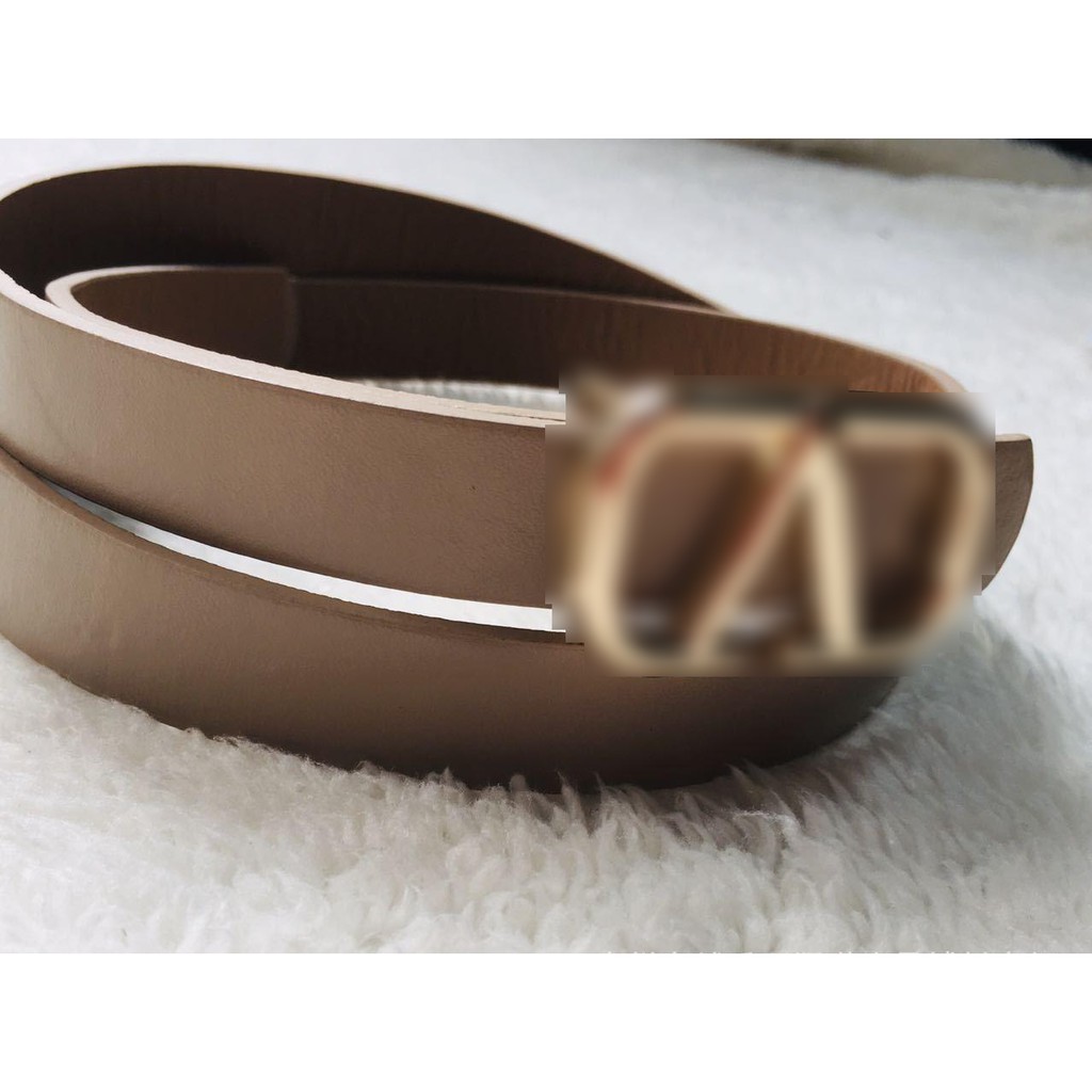LDS Ikat Pinggang V Belt Thin Tali Pinggang Wanita Fashion Sabuk Kulit Import Murah
