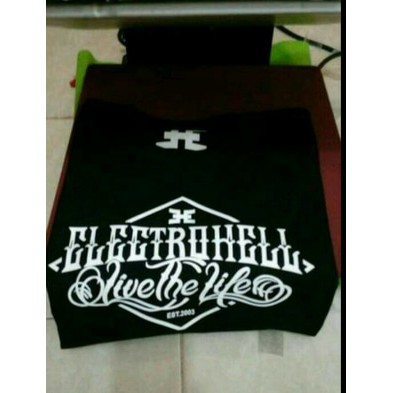 Tshirt Electrohell, Baju, kaos distro Electrohell