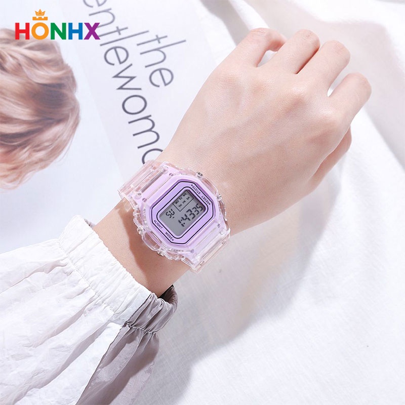 HONHX T576 Jam Tangan Wanita Digital Rubber WK-SBY