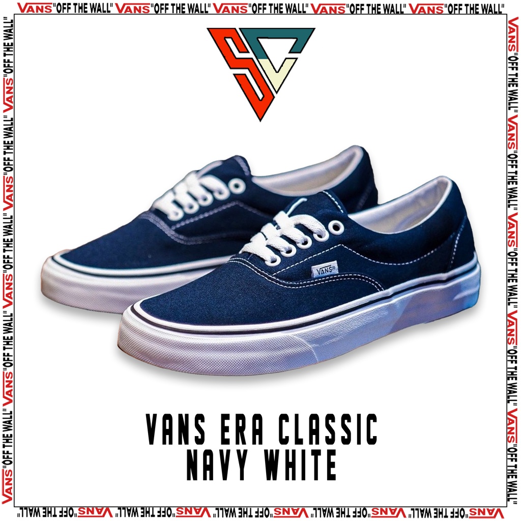 Vans Era Classic Navy White Original Global Market