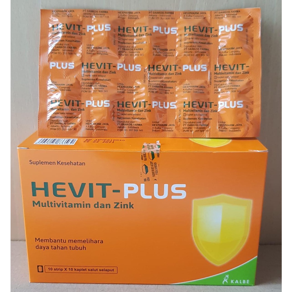 HEVIT PLUS // MULTIVITAMIN // VITAMIN C 500 - ZINC