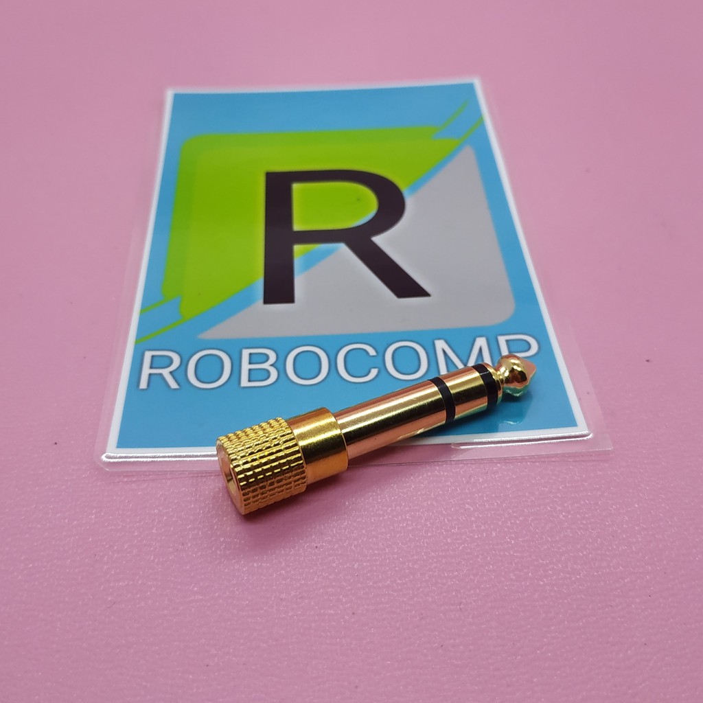 Audio Jack 3.5 To 6.5 Mm Converter Connector Adapter