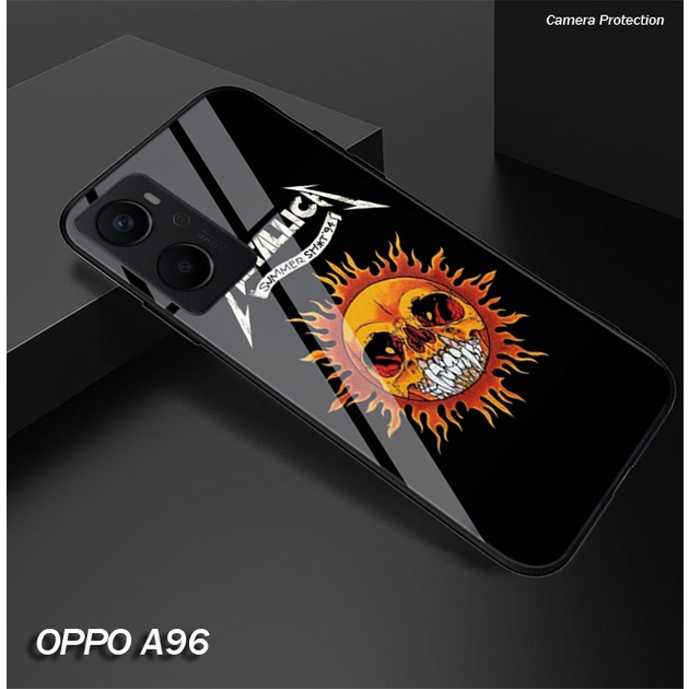 (SC59) Softcase Glass Kaca Oppo A96 - Kesing Hp - Softcase Glass Hp Oppo A96 - Softcase Kaca Oppo A9