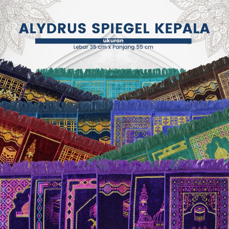 Sajadah Anak Alydrus / Saj Sujud Kepala 35x55