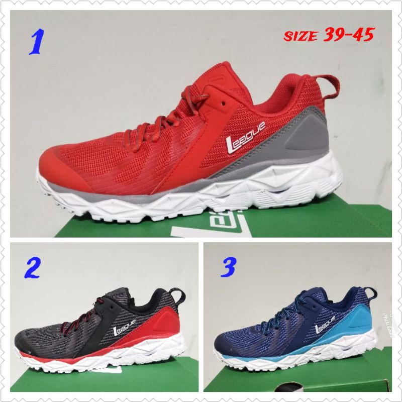 sepatu league  pria regulus running shoes asli murah promo ori