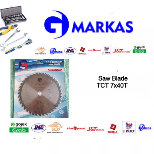 Saw Blade TCT  7x40T / Circular Saw Blade 7x40T merk GT