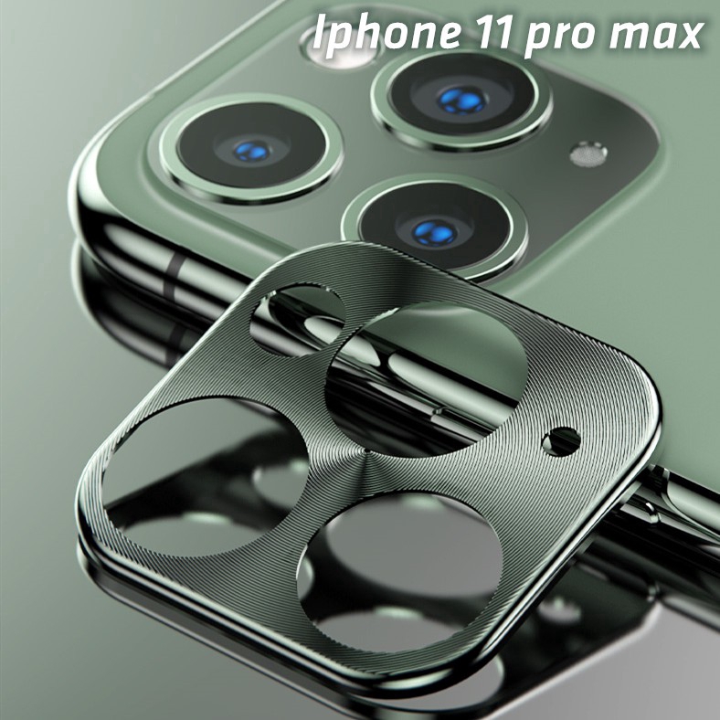 Pelindung Lensa Kamera Bahan Kaca Bentuk Bulat Untuk for iphone 11 Pro Max Iphone 11