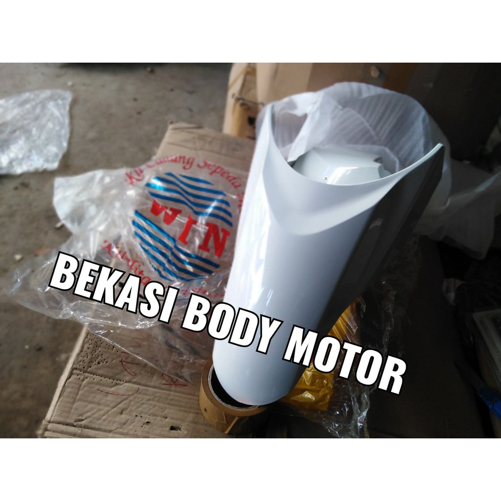 COVER SPAKBOR DEPAN PCX PUTIH / SEPAKBOR DEPAN HONDA PCX PUTIH / SEPAKBOR DEPAN PCX / SPAKBOR DEPAN