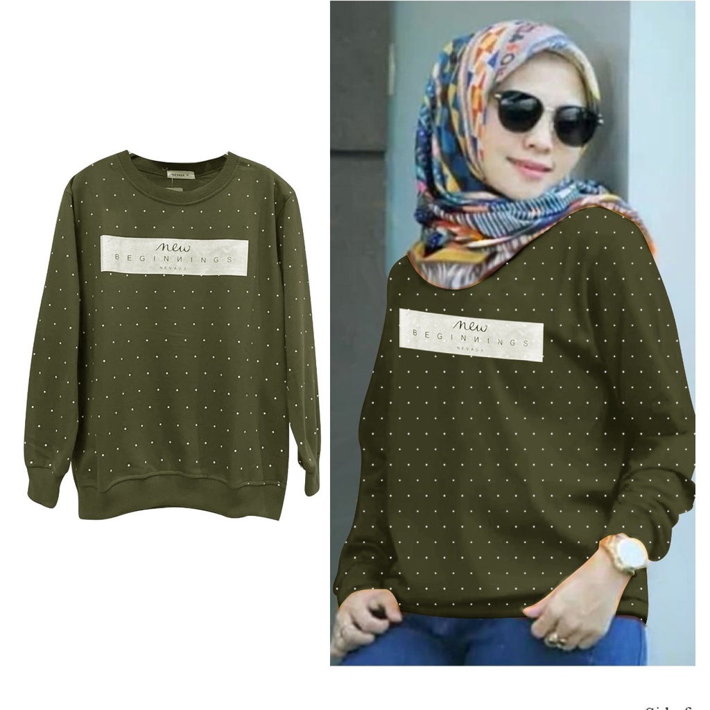 BLOUSE BEGINS 3 UKURAN L/XL/XXL JUMBO ATASAN WANITA MUSLIMAH /BLUS TERARU GOOD QUALITY