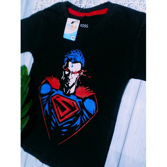 COD PREMIUM KAOS ANAK DISTRO HITS KEREN MOTIF SUPERMAN USIA 1-10 TAHUN OSHBOSS-2