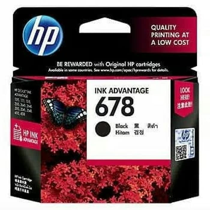 

HP 678 Black Original Ink Advantage Cartridge