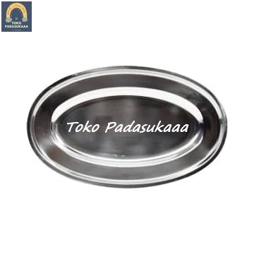 

ALAT SAJI 30 Cm Nampan Saji Oval S/s