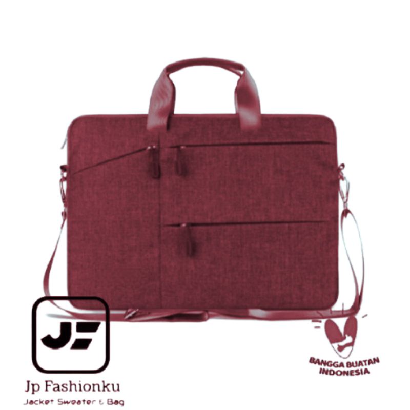 JPB Tas Laptop 14 Inch Selempang Atau Jinjing Serbaguna