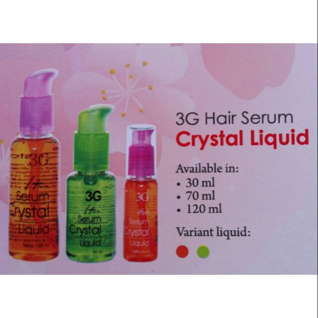 3G Hair Serum Crystal Liquid