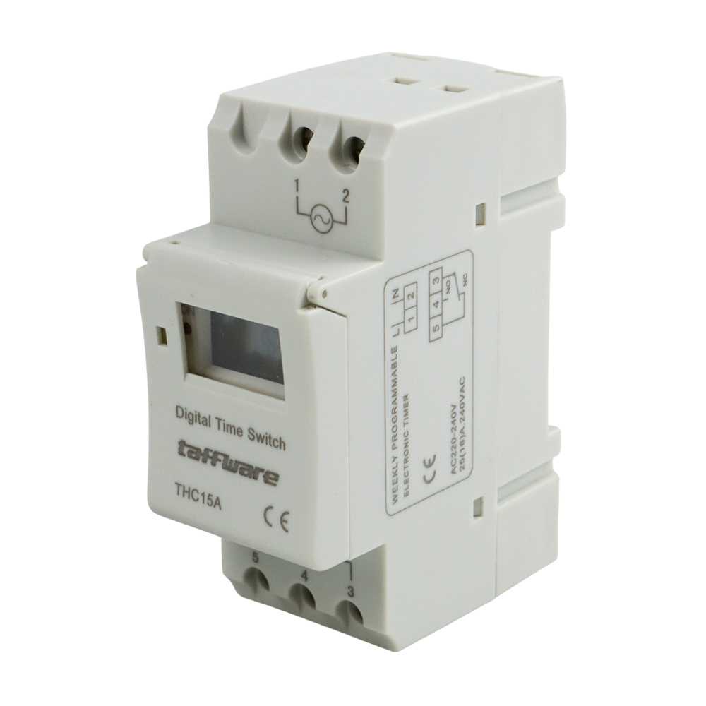 Timer Programmable Time Switch Relay 16A 220V 2000W THC15A