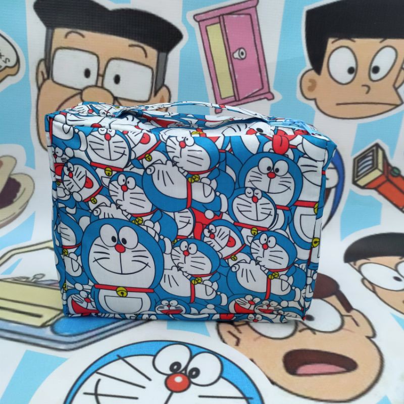 Tas Kosmetik Doraemon | Tas Make Up Doraemon | Tempat Make  