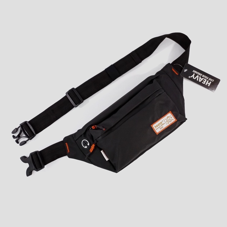 Heavy Tas selempang anti air - tas waistbag tahan air waterproof - tas pria pnck-1038