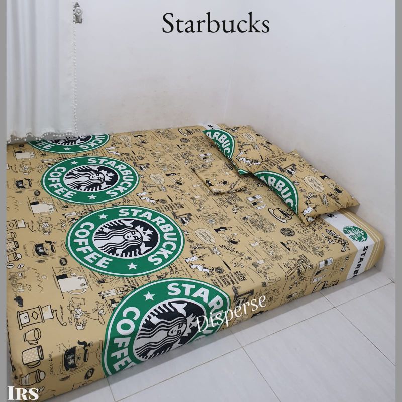 Sprei Homemade motif Starbucks