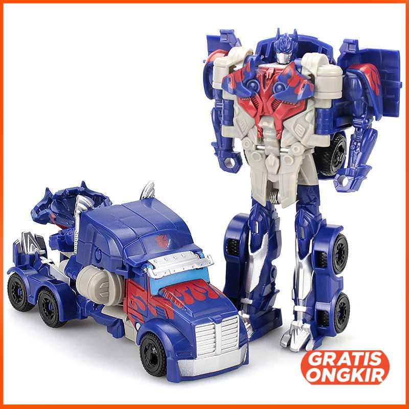 Mainan Mobil Action Figure Transformer Robot JY675A