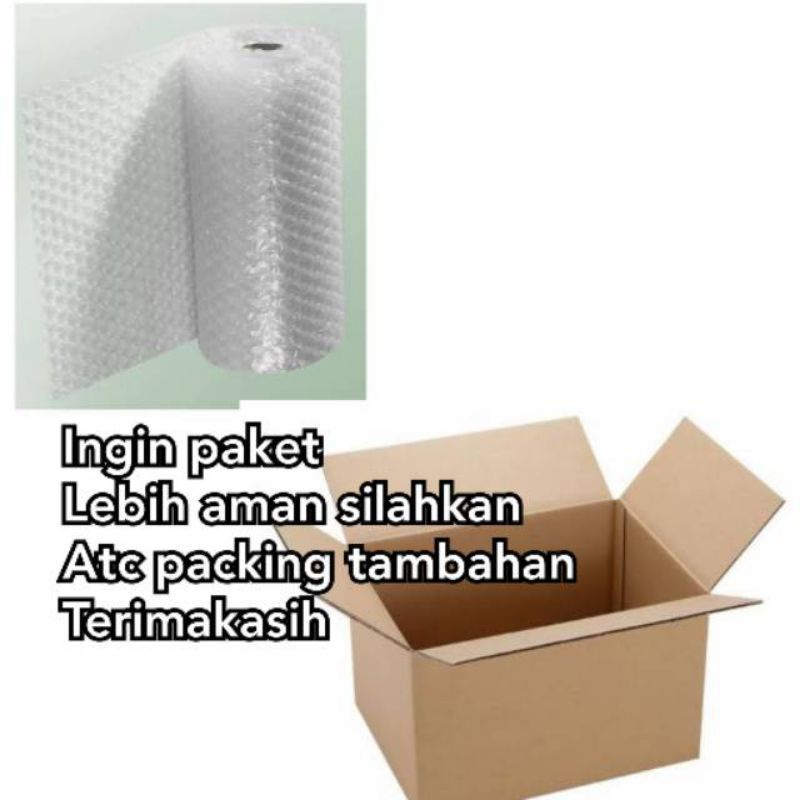 

Tambahkan Packaging Dus dan Bubble warp
