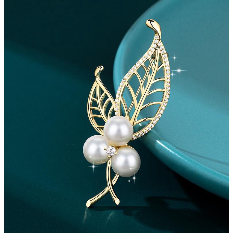 Bros Bentuk Kupu Candy Jewelry Pearl Brooch Pins bros lucu Wanita Korean Fashion Style