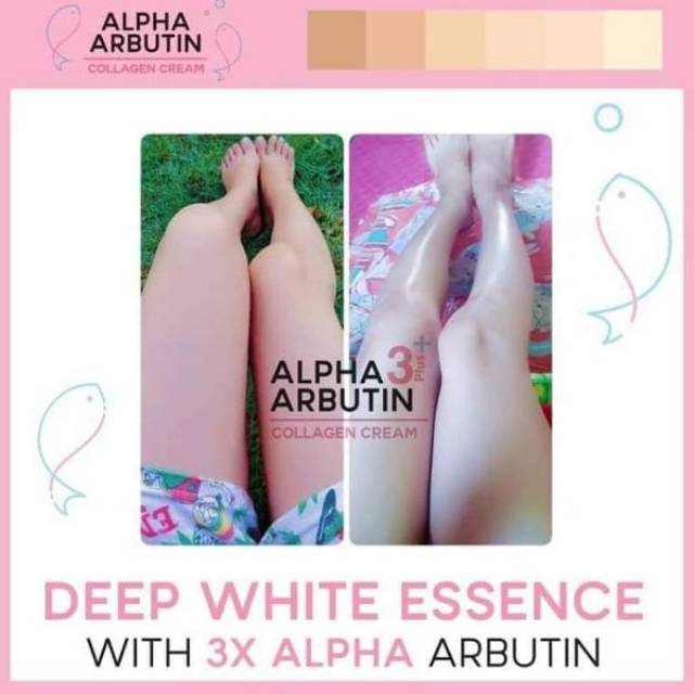 PAKET 4 in 1 ALPHA ARBUTIN COLLAGEN 3 PLUS SET 1 LOTION PEMUTIH BADAN / HANDBODY WHITENING