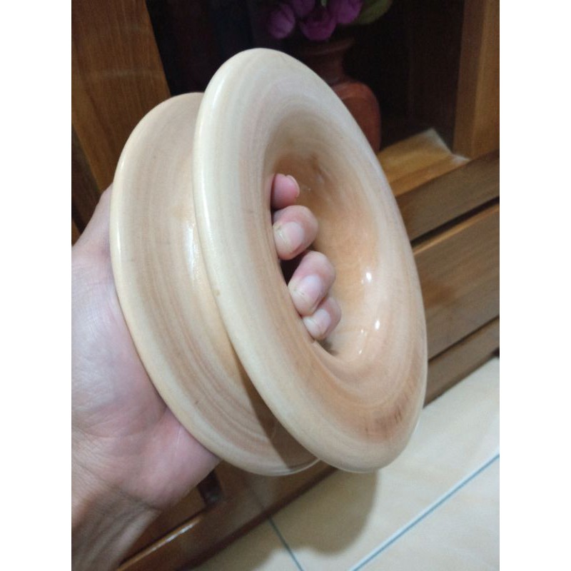 Gulungan/Penggulung Kayu Gulungan Senar Pancing Uk 18cm