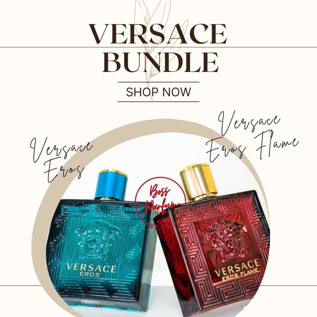 Jual Parfum Versace Eros & Versace Eros Flame Man Parfume 100ml