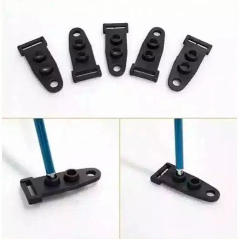 【COD】 Dudukan / Tatakan Frame Tenda Dome` Gesper Tenda` 3 Lubang